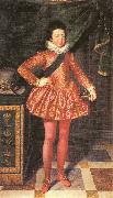 POURBUS, Frans the Younger Portrait of Louis XIII of France at 10 Years of Age Sweden oil painting artist